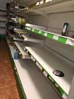 Estantes de Super mercado