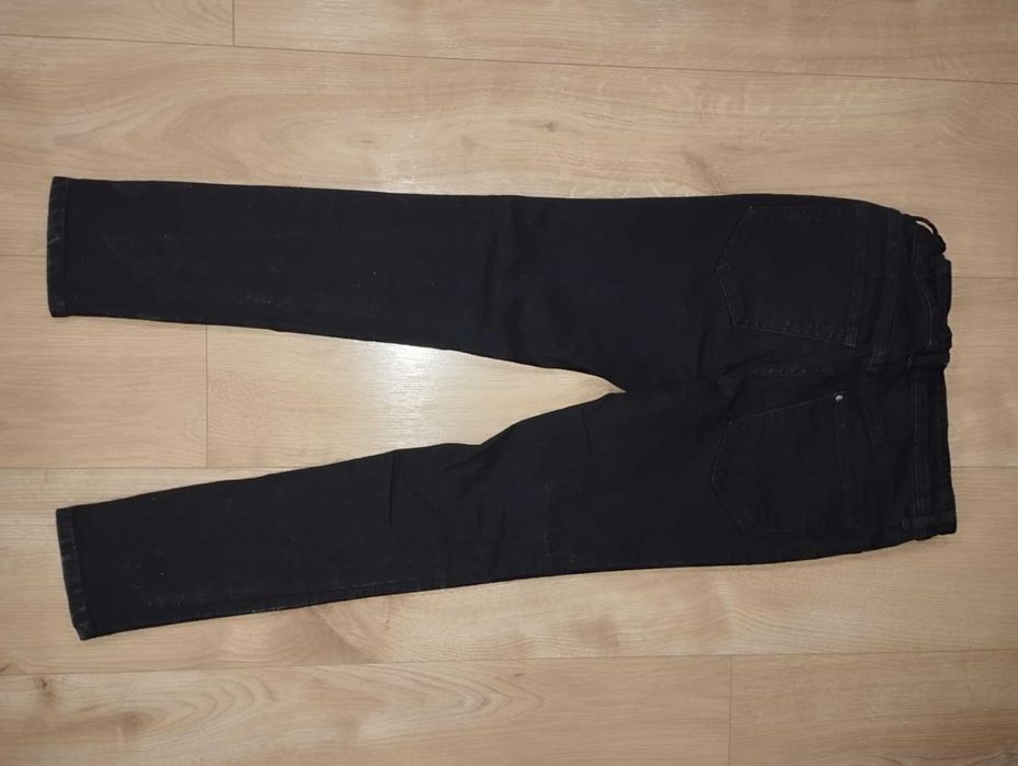 Zestaw dziecięcy H&M spodnie jeans slim + bluza, rozmiar 140