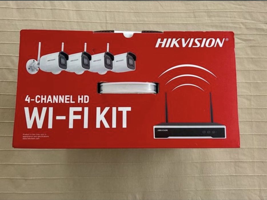 Kit 4 camaras de segurança  HIKVision