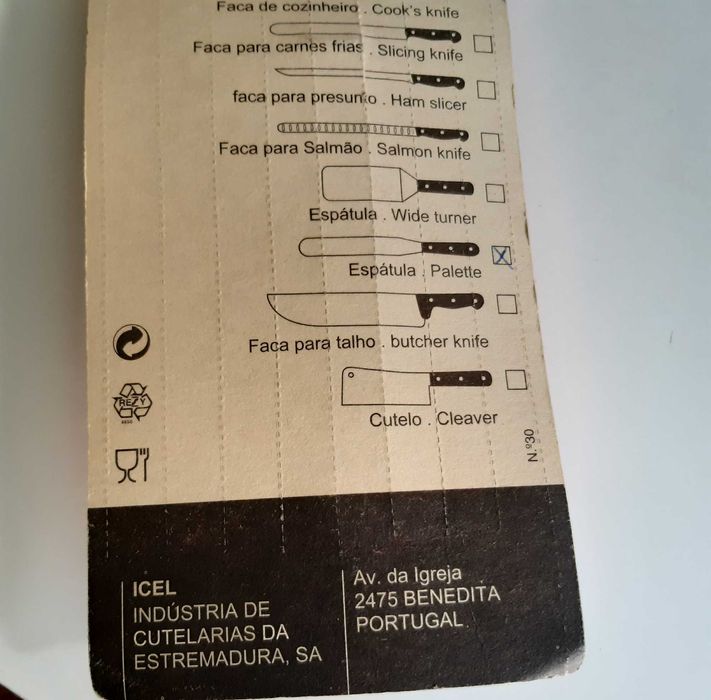 Espátula Lisa de Pasteleiro Pro Nova Embalada ICEL 38cm Aço Inox