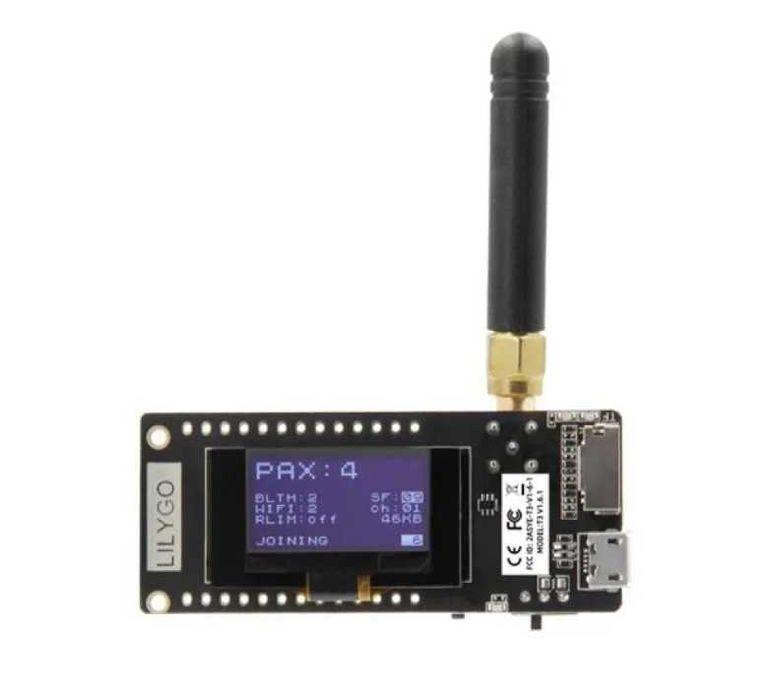 LILYGO TTGO LoRa32 T3 v1.6.1 ESP32 868/915МГц OLED, плата розробника (для Цукорка)