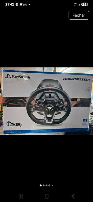 Volante +pedais Thrustmaster T 248