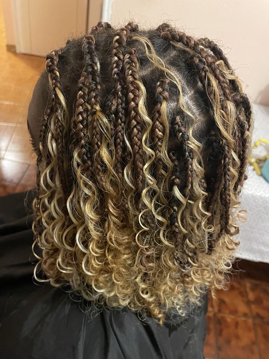 Todo modelo de tranças e aplicação