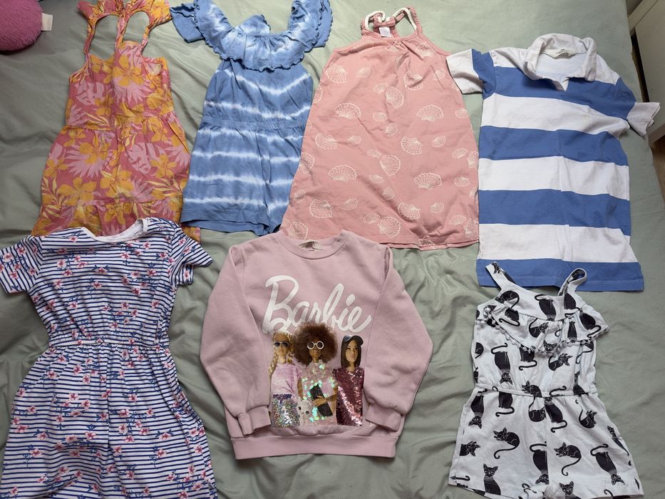 Paka ubrań dla dziewczynki 110-122 smyk h&m sinsay