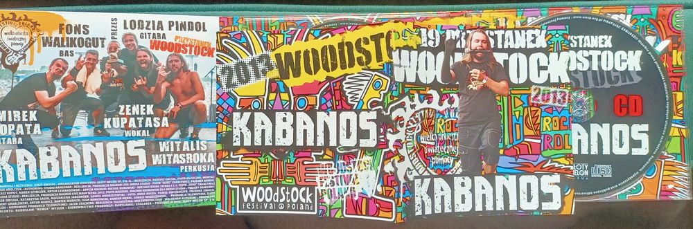 Kabanos cd + dvd Przystanek Woodstock 2013 stan bdb