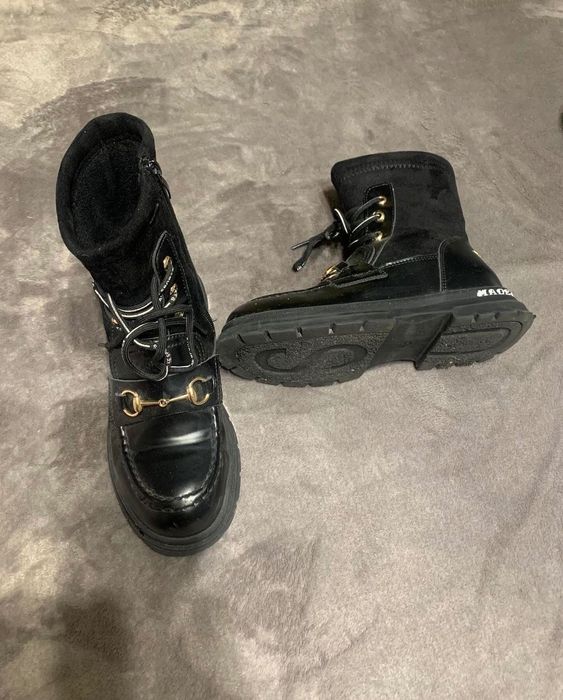 Чобітки осінні на флісі 35 розмір