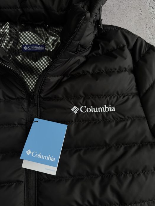 Куртка осіння Columbia чоловіча чорна | Мужская куртка осень Коламбия черная