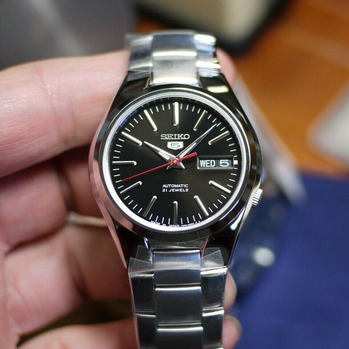 *NOVO* Seiko 5 automático SNKL45J1  Made in Japan (37 mm )
