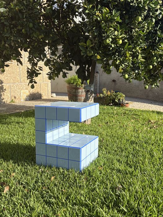 Mesa de centro em azulejo - fazemos personalizada