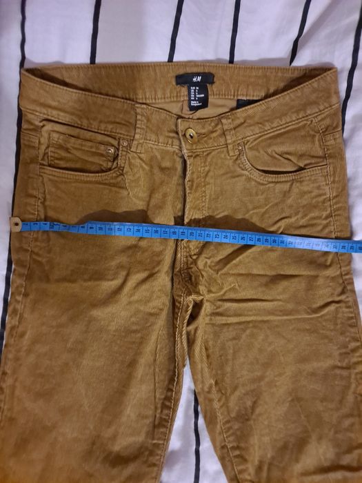 Spodnie H&M sztruksy