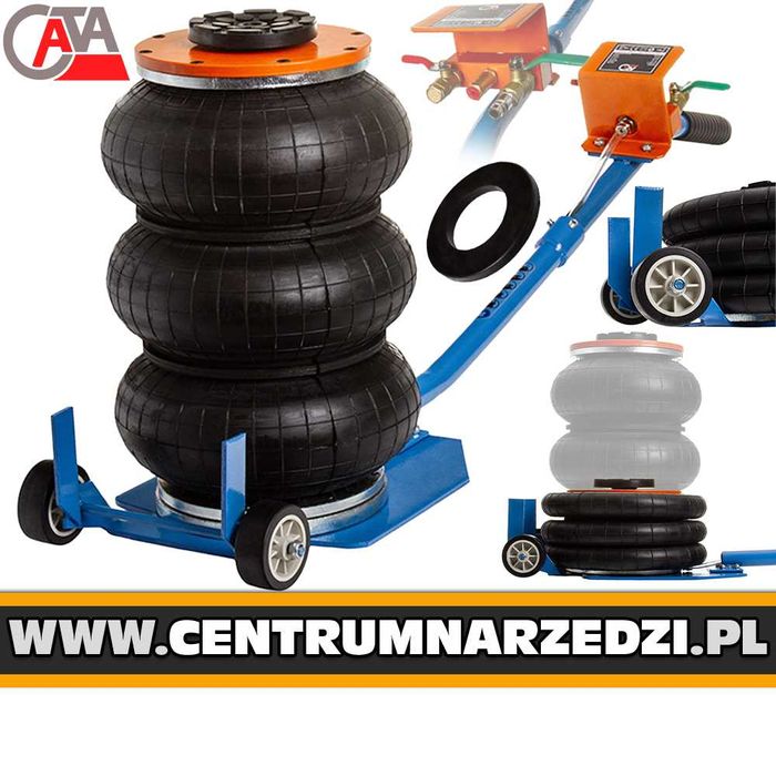 CATA Podnośnik Pneumatyczny Poduszka 3500kg Bałwanek 3,5t 5-10 Bar + Guma C80350
