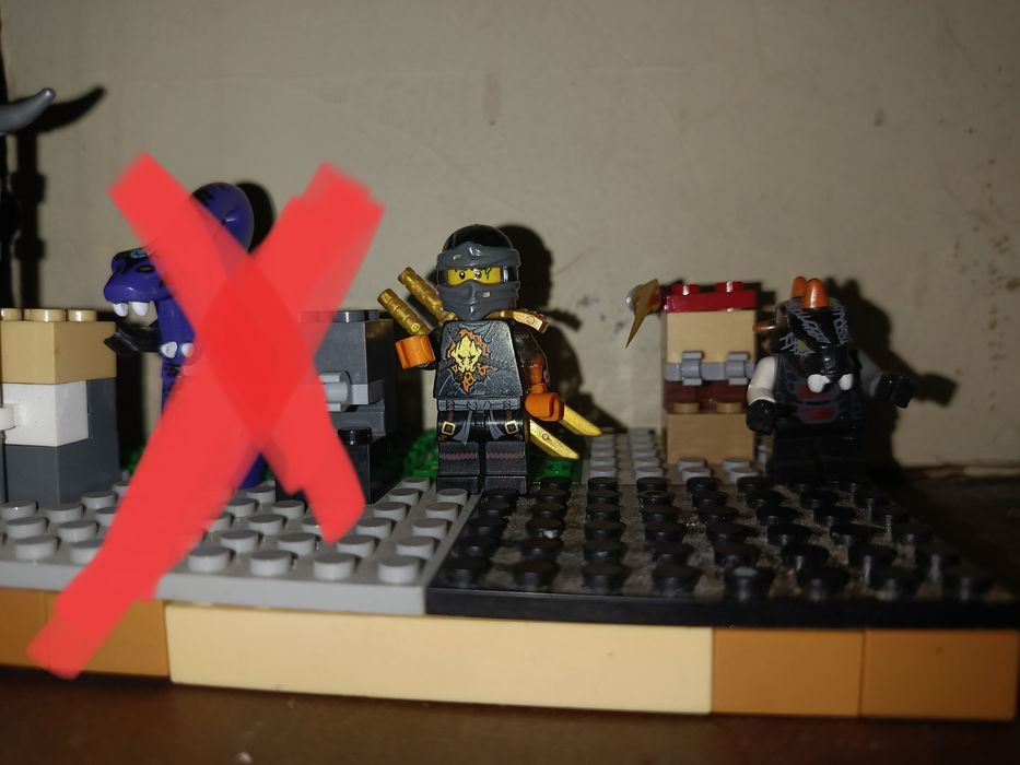 Zestaw 3 figurek starych lego ninjago
