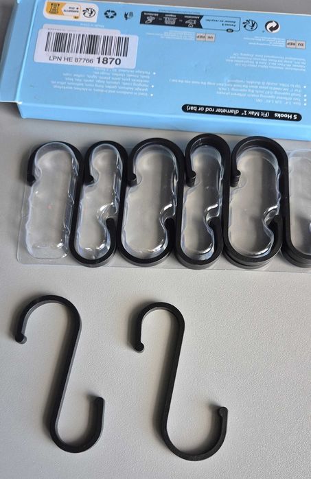 Haczyki haczyk GAViA S-Hooks 10 szt. aluminiowe matowa czerń