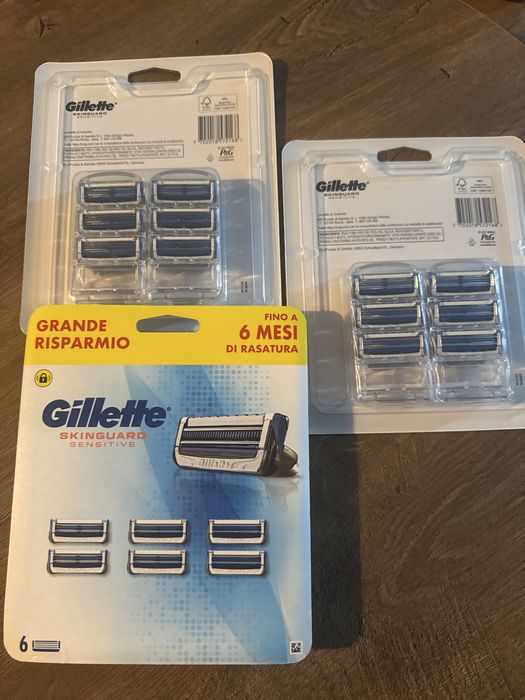 3 opakowania wymiennych wkładów Gillette SkinGuard Sensitive