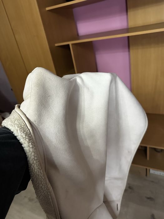 Kremowy kożuszek damski | S / 36 | stan idealny