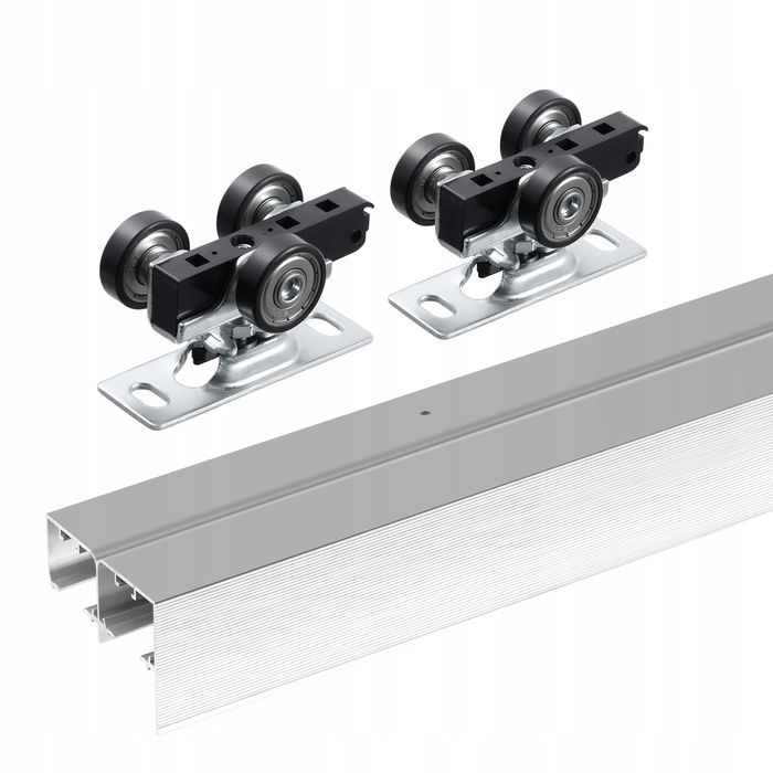 Zestaw prowadnic do drzwi przesuwnych VEVOR 1828MM aluminiowy system