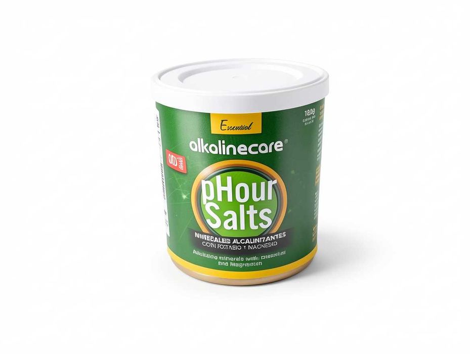 W142 Alkalinecare pHour Salts Proszek 180g Sole Alkalizujące Mineralne Suplement Diety Minerały Potas Magnez Odczyn pH Równowaga Kwasowo Zasadowa