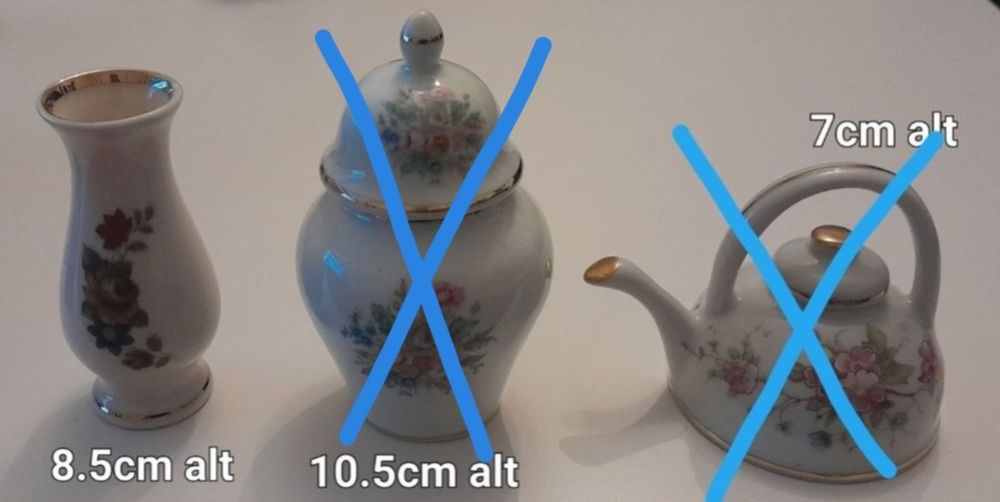 Loiças miniaturas vintage