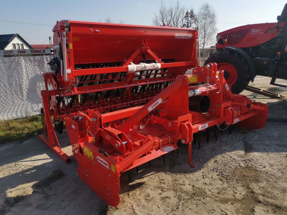 Maschio Gaspardo DAMA 300 DRAGO DC - GUMOWY WAŁ  Zestaw uprawowo siewny Maschio Gaspardo DAMA 3000 Drago DC wał gumowy