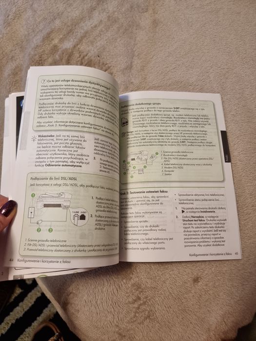 Instrukcja obsługi drukarki HP 7500A