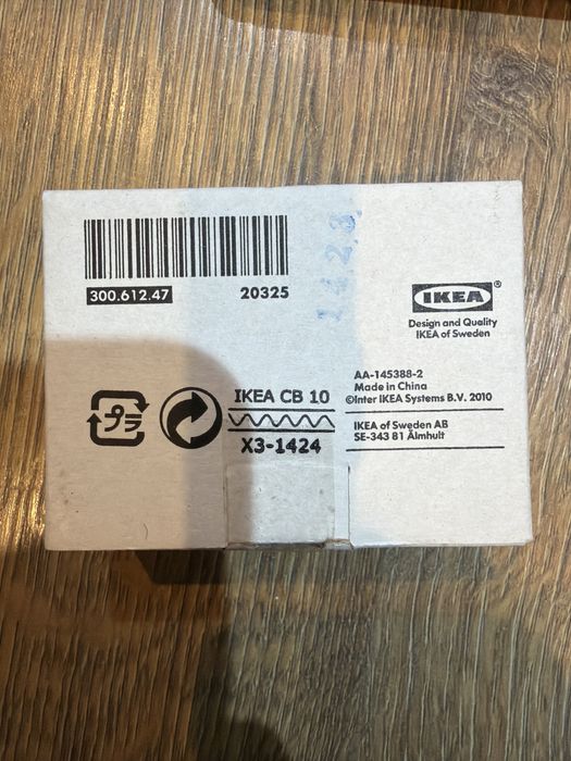 Wieszak scienny nowy komplet Ikea 300.612.47