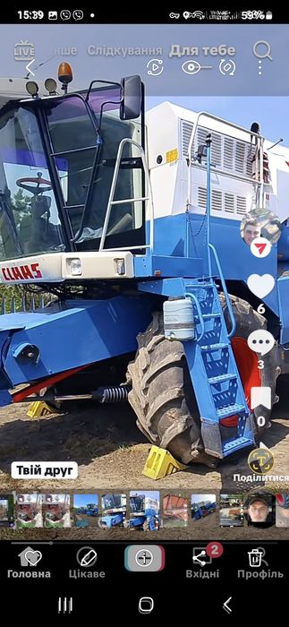 Комбайн CLAAS MEGA 350 жатка рапс