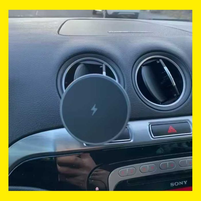 ЗАРЯДКА бездротова магнітна 15W | Тримач для телефона держатель в авто