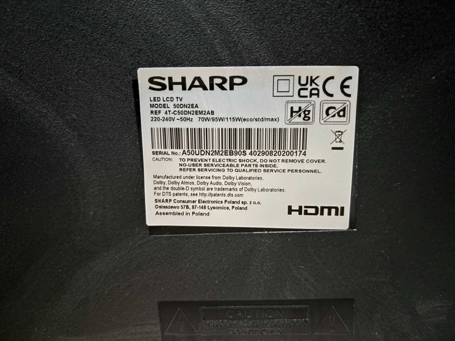 Telewizor Sharp 50DN2EA