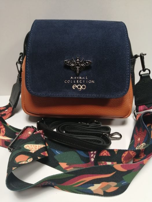 Ego Torebka Listonoszka Skóra Naturalna