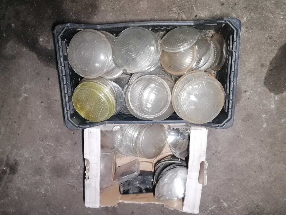 Lote de vidros de farol e espelhos, motorizada