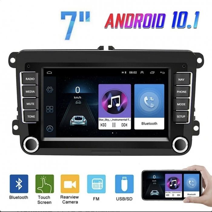 Автомагнитола 2Din Android,Volkswagen Golf 5  Polo Passat B6 Touran