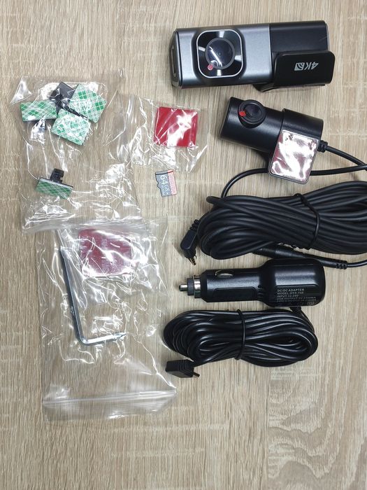 Відеореєстрар  4K + 1080P Navycrest 5GHz WiFi з SD-картою 64GB