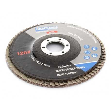 Komplet tarcz listkowych 10szt. 125mm P120 KD969