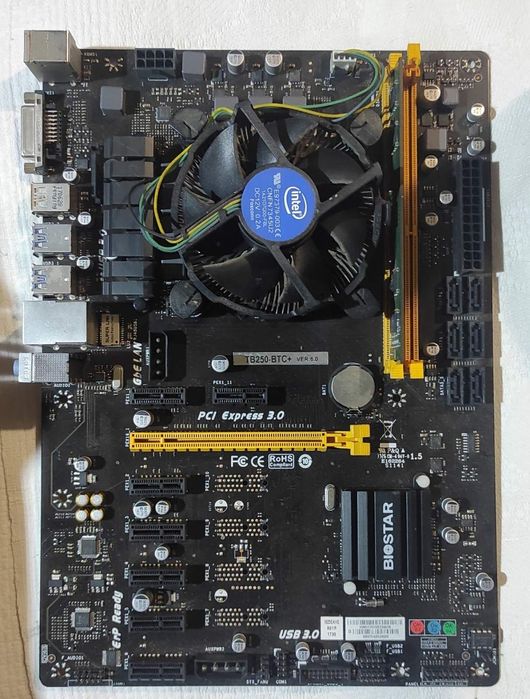 Комплект Biostar TB 250 btc+ g3900 4 gb