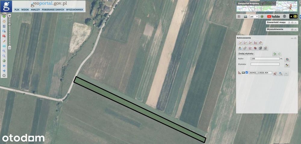 Działka - Wzdół Kolonia / Bodzentyn / 30km od Kielc - 6100m2