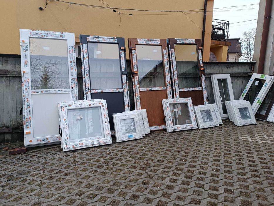 Drzwi zewnętrzne PCV Białe 100x210 cm dostępne od ręki, wysyłka