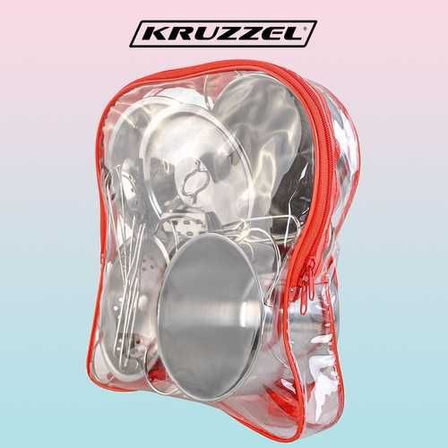 Zestaw metalowych garnków dla dzieci