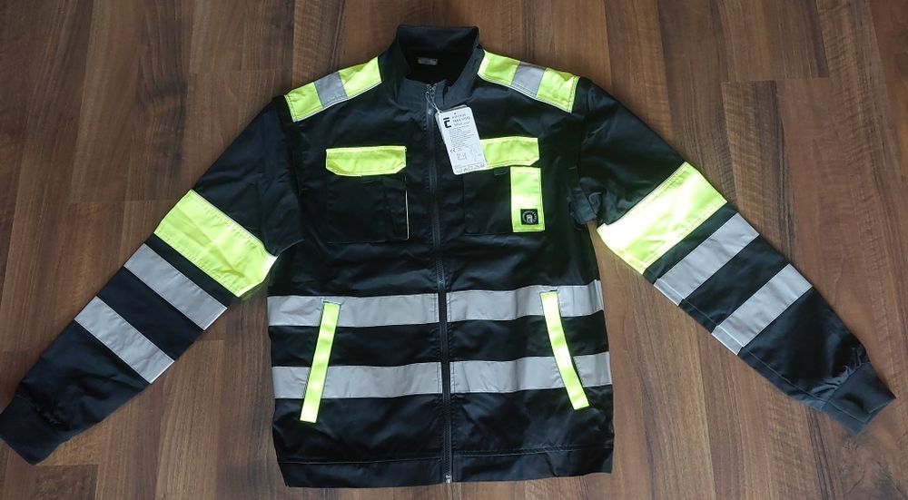 Kurtka kamizelka bezrękawnik odblaskowa 2w1 Nowa