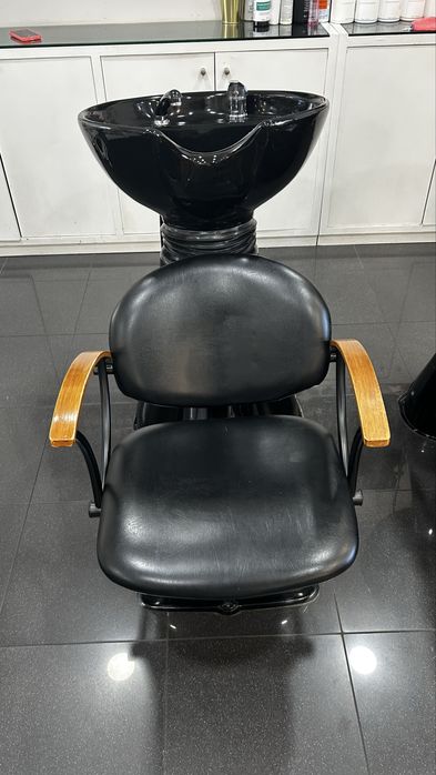 Rampa de lavagem cabeleireiro