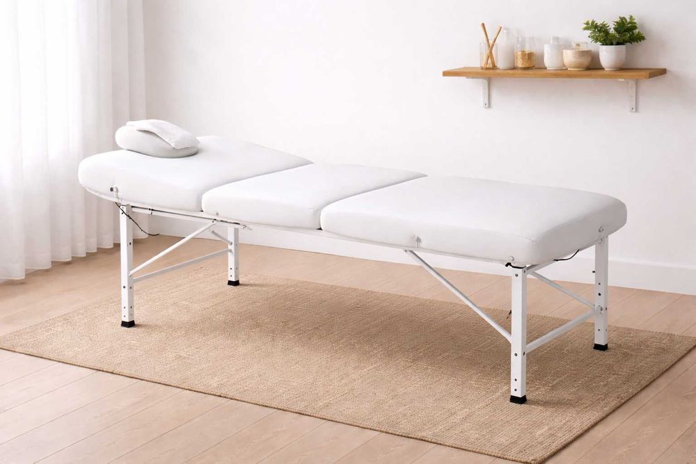 Massagem relaxante na marquesa