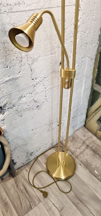 Lampa Stojąca Złota