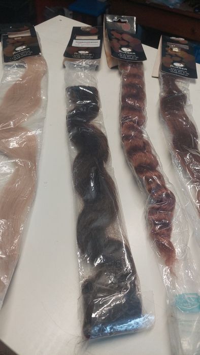 Lote Extensões Cabelo Natural Rueber – Profissional (100% Human Hair)