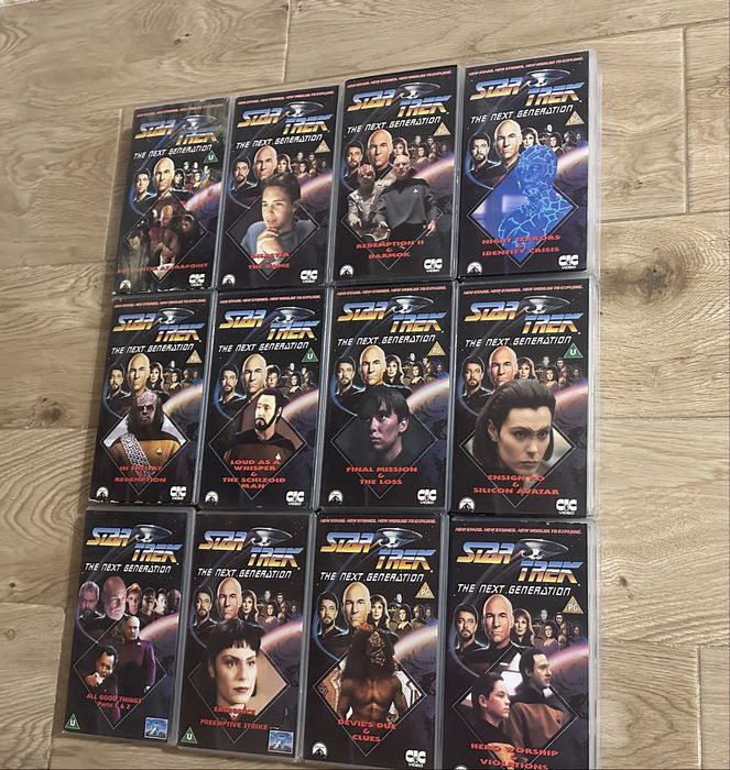 Star trek seria next generation vhs