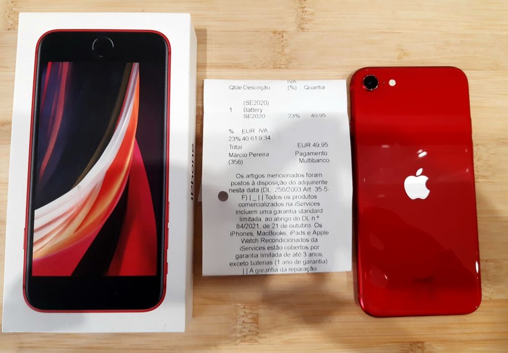 Iphone se 2020 red 128gb