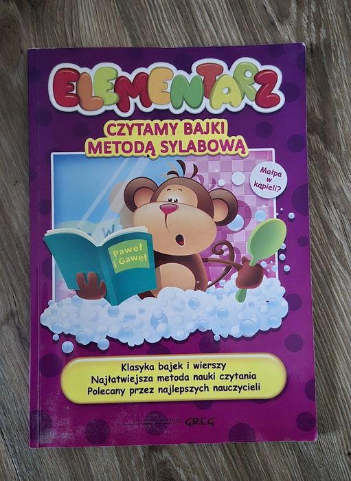 Elementarz Greg czytamy bajki metodą sylabową