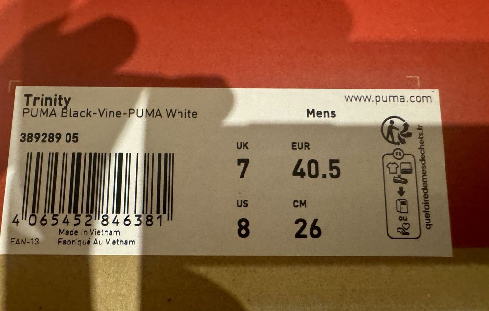 Ténis Puma - 40.5 / Novos