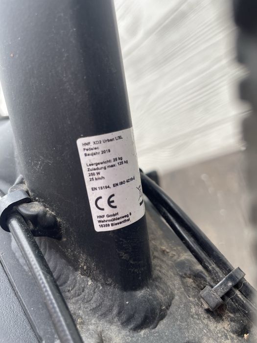 Електровелосипед HNF Nicolai XD2 Bosch CX Riese Muller Ampler vanMoof
