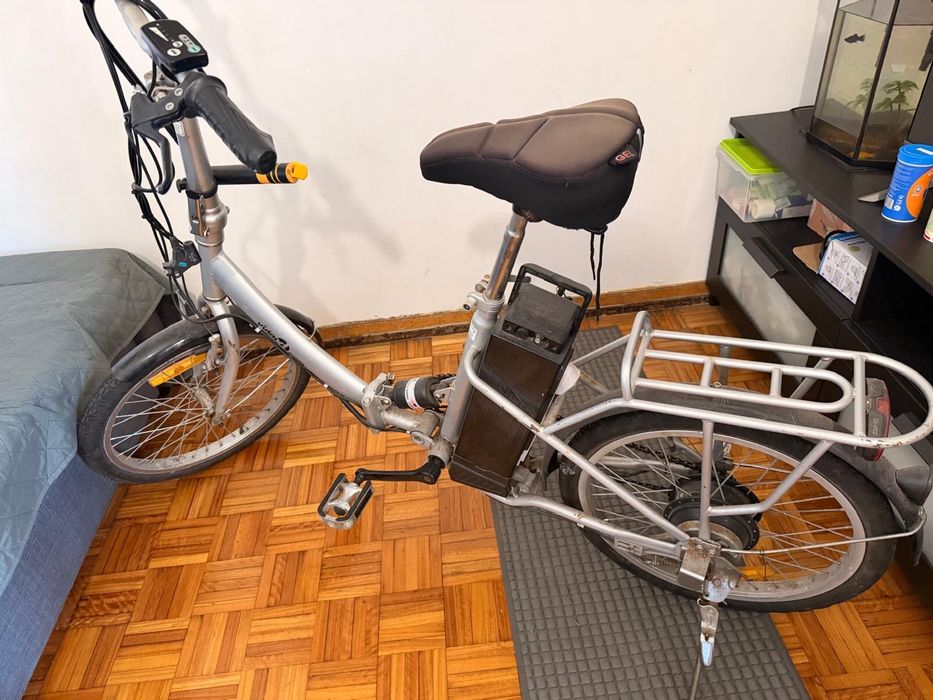 Bicileta semi eletrica dobravel