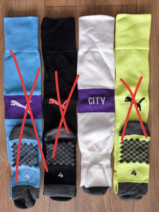 Getry piłkarskie podkolanówki Puma Manchester City