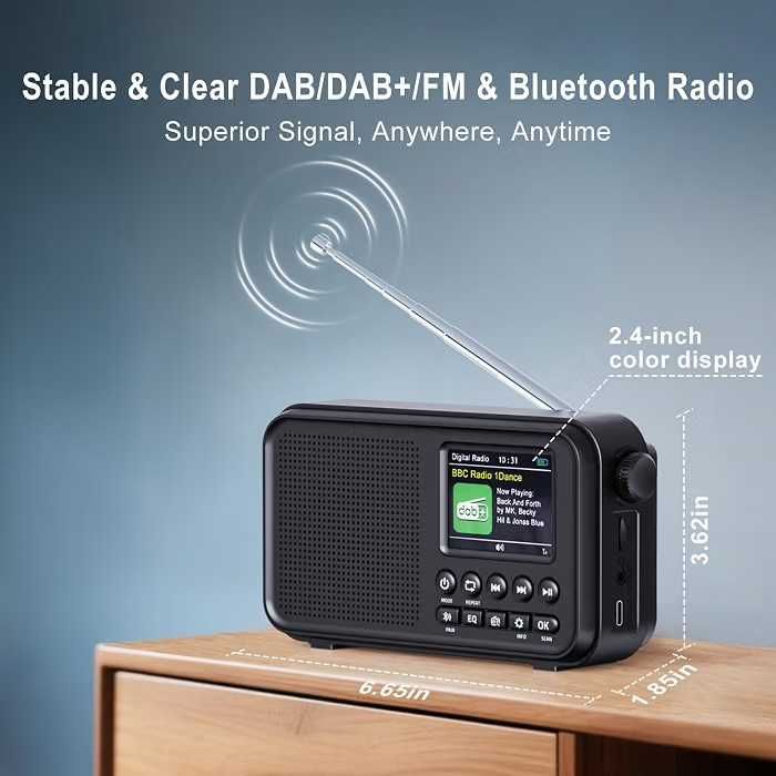Cyfrowe Radio LFF DAB+ / FM | Model LDR117-EU
